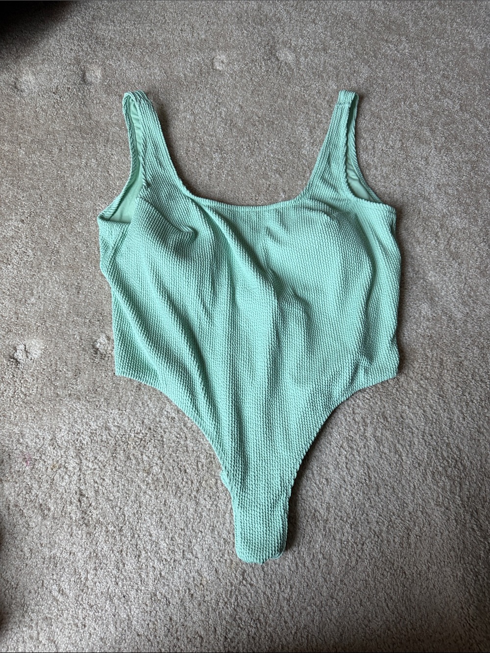 H&M One-Piece Swimsuit in Mint Green